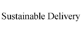 SUSTAINABLE DELIVERY