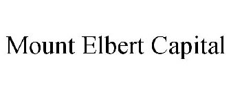 MOUNT ELBERT CAPITAL