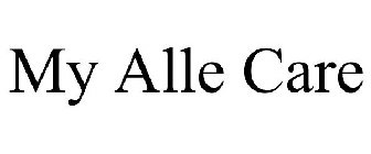 MY ALLE CARE