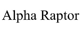ALPHA RAPTOR