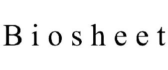 B I O S H E E T