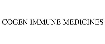 COGEN IMMUNE MEDICINE