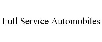 FULL SERVICE AUTOMOBILES