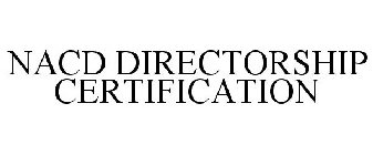 NACD DIRECTORSHIP CERTIFICATION