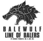 BALEWULF LINE OF BALERS BY SEBRIGHT PRODUCTS, INC. & JWR, INC.