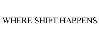 WHERE SHIFT HAPPENS