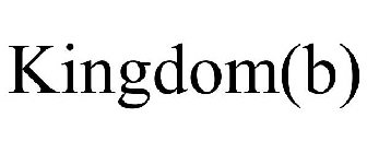 KINGDOM(B)