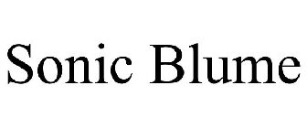 SONIC BLUME