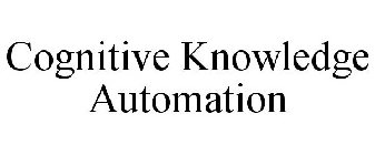 COGNITIVE KNOWLEDGE AUTOMATION