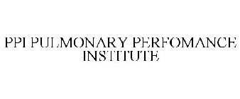 PPI PULMONARY PERFORMANCE INSTITUTE