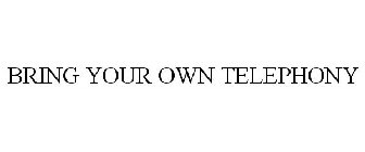 BRING YOUR OWN TELEPHONY