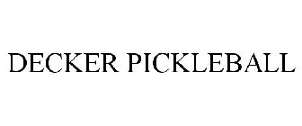 DECKER PICKLEBALL