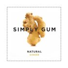 SIMPLY GUM NATURAL GINGER