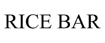 RICE BAR