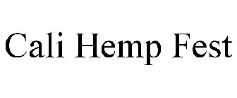 CALI HEMP FEST