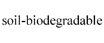 SOIL-BIODEGRADABLE