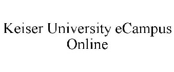 KEISER UNIVERSITY ECAMPUS ONLINE