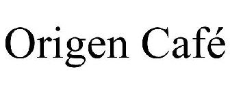 ORIGEN CAFÉ