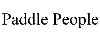 PADDLE PEOPLE