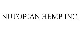 NUTOPIAN HEMP INC.