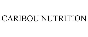 CARIBOU NUTRITION