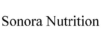 SONORA NUTRITION