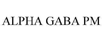ALPHA GABA PM