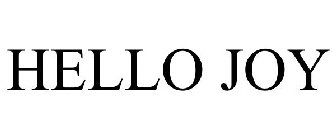HELLO JOY