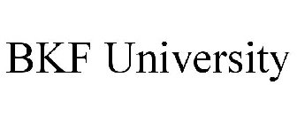 BKF UNIVERSITY