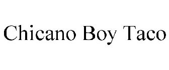 CHICANO BOY TACO
