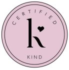 CERTIFIED K KIND