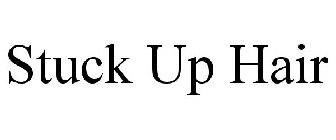 STUCK UP HAIR