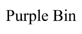 PURPLE BIN