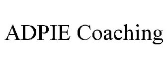 ADPIE COACHING