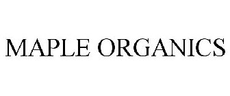 MAPLE ORGANICS