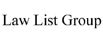 LAW LIST GROUP