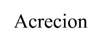 ACRECION