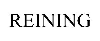 REINING