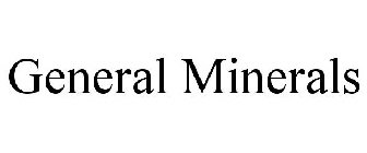 GENERAL MINERALS