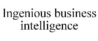 INGENIOUS BUSINESS INTELLIGENCE