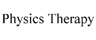 PHYSICS THERAPY