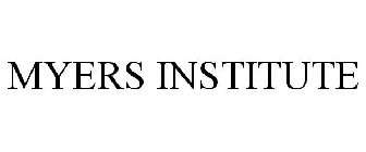 MYERS INSTITUTE