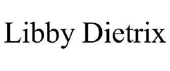 LIBBY DIETRIX