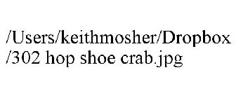 /USERS/KEITHMOSHER/DROPBOX/302 HOP SHOE CRAB.JPG