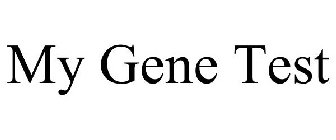 MY GENE TEST