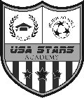 USA STARS ACADEMY EST. 2012 SIC ITUR AD ASTRA