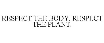 RESPECT THE BODY. RESPECT THE PLANT.