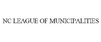 NC LEAGUE OF MUNICIPALITIES