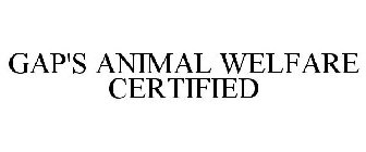 GAP'S ANIMAL WELFARE CERTIFIED