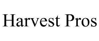 HARVEST PROS